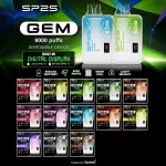 SP2S GEM 9000 一次性拋棄式電子煙 | 12ml大容量 · 16種口味 · 台灣現貨：圖片 3
